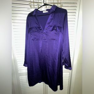 Lucky Brand Purple Dress Women's Size M,Purple Long Sleeve